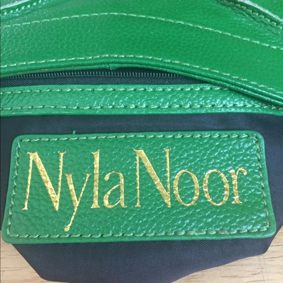 Nyla Noor Handbag Leather Forest Green - Picture 3 of 10